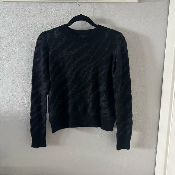 Rag & Bone Germain Zebra Crewneck Sweater - Picture 2 of 7